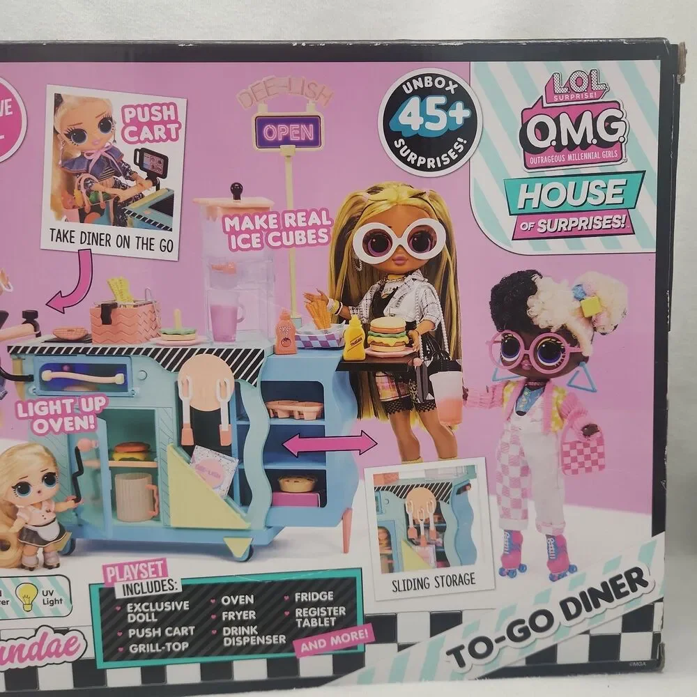 Doll LOL OMG Miss Sundae To Go Diner Exclusive 45+ House Of Surprises Color Chan